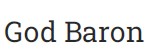 God Baron