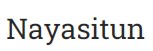 Nayasitun