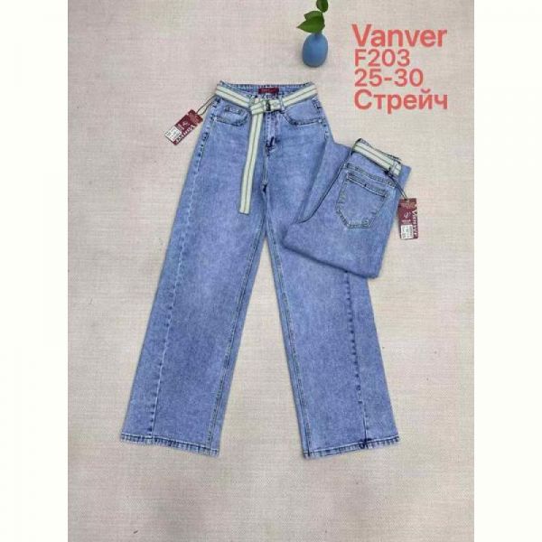 Джинсы Vanver F203 l.blue
