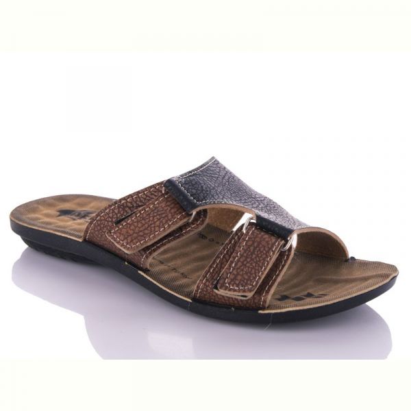Шлепанцы Demur W26-5320 black-camel