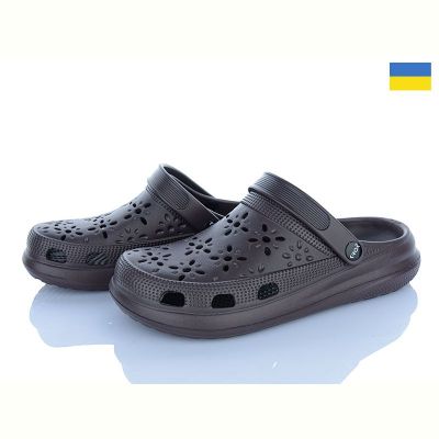 Кроксы Krok Крок C124 т.коричневий