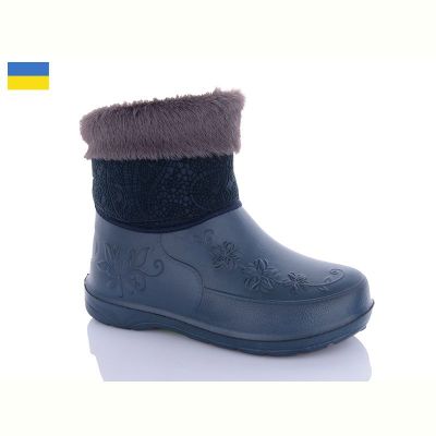 Сапоги Payas Чобіт жін.опушк.т.синій