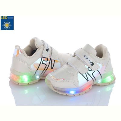Кроссовки Fzd ALC032-38 beige LED