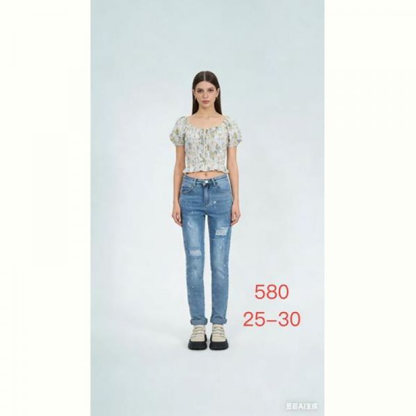 Джинсы NewJeans 580 l.blue