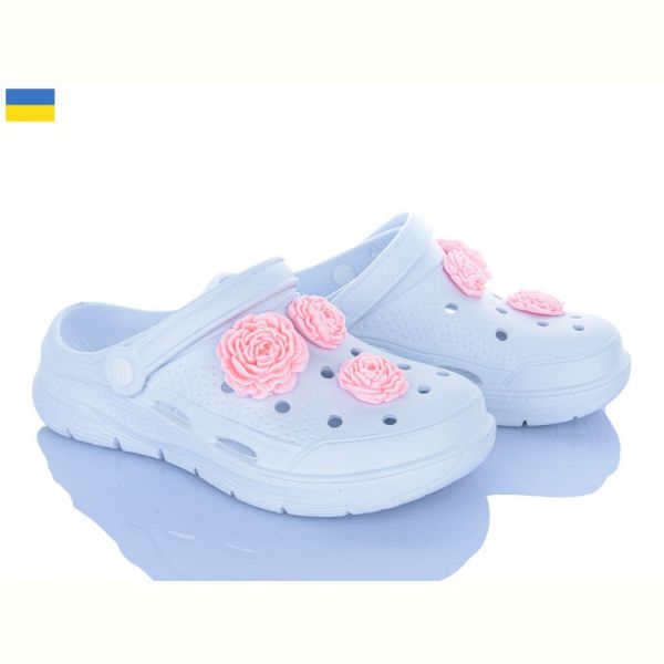Кроксы Golden Lion 411 білий
