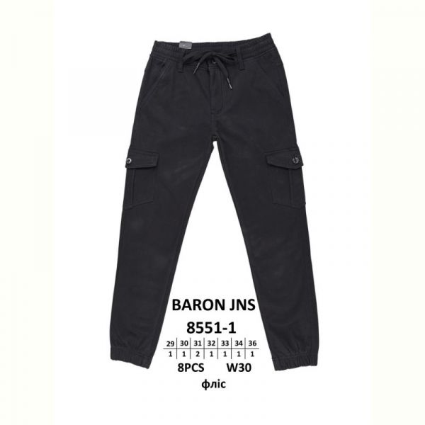 Джинсы God Baron 8551-1 black
