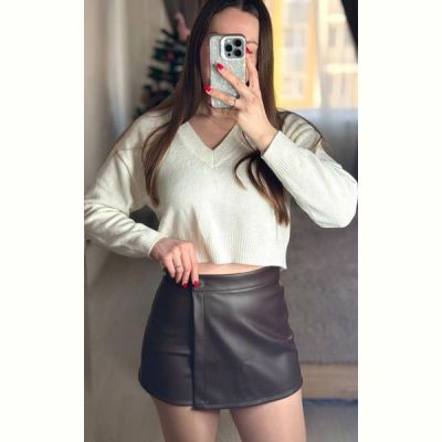 Юбка-шорты Arina 1696 brown