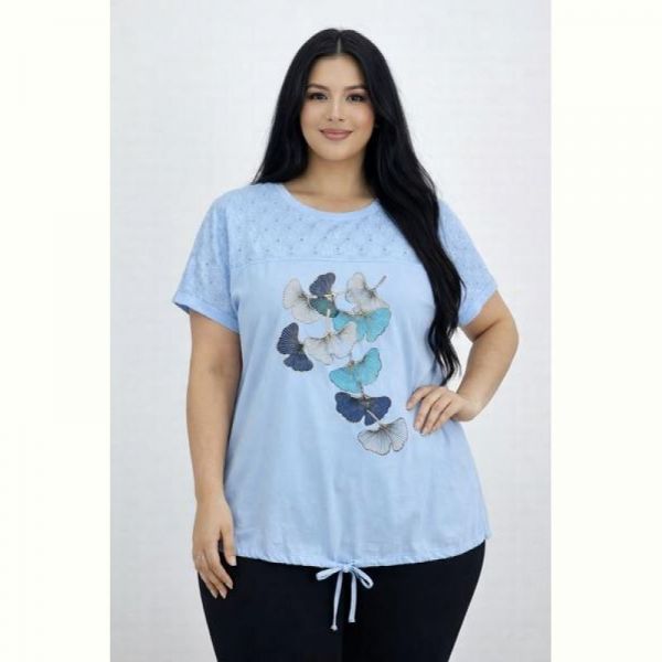 Футболка Elena&Vika 26019 l.blue