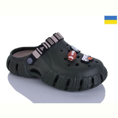 Кроксы Demur 6770 хакі-беж