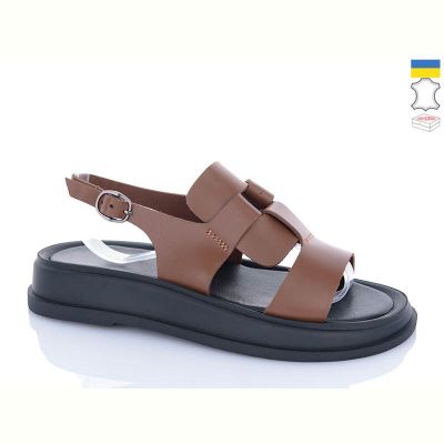 Босоножки Sali 21160 карамель чор-п.