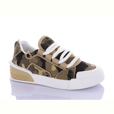 Кроссовки Violeta 143-43 black-khaki