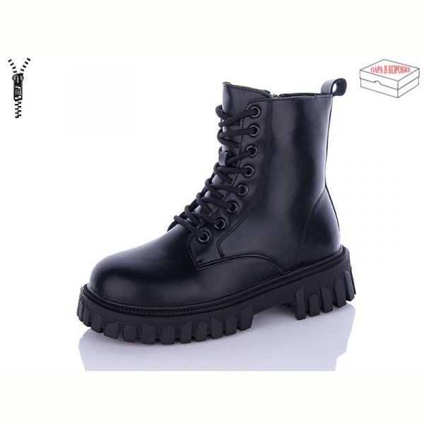 Ботинки QQ Панда 5235 all black
