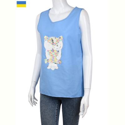 Майка Textile 204 l.blue
