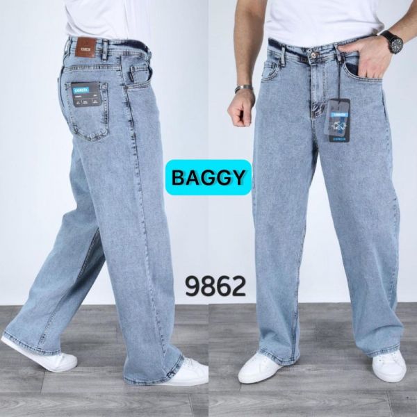 Джинсы God Baron 9862 l.blue