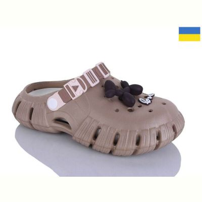 Кроксы Demur 677 мокко-крем