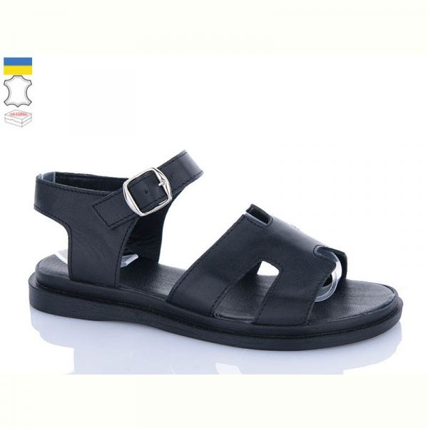 Босоножки Garti 0194 чорний шкіра