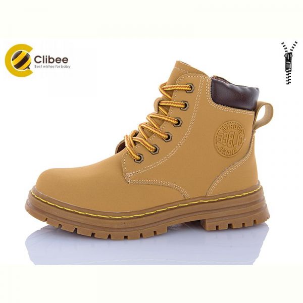 Ботинки Clibee K204 camel-brown