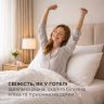 Простынь евро 230х260 см перкаль IDEIA, хлопок, для отелей и дома, премиум белая