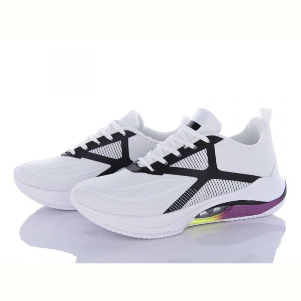 Кроссовки Violeta 24-155 white-black