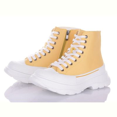Ботинки Violeta 166-31 yellow-white