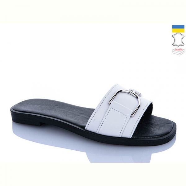 Шлепанцы Garti 49 білий шк.