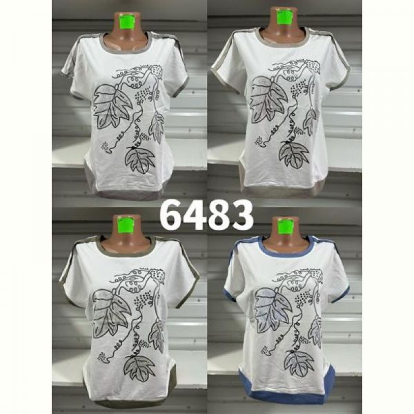 Футболка Gertie 6483 white-blue