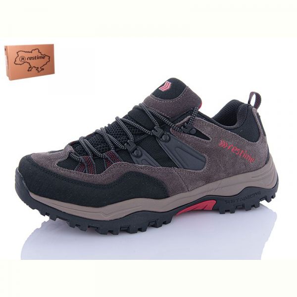 Кроссовки Restime OMO24506 brown-bordeaux