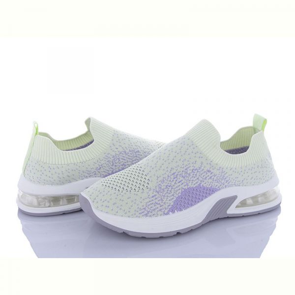 Кроссовки Violeta 92-35 green-purple