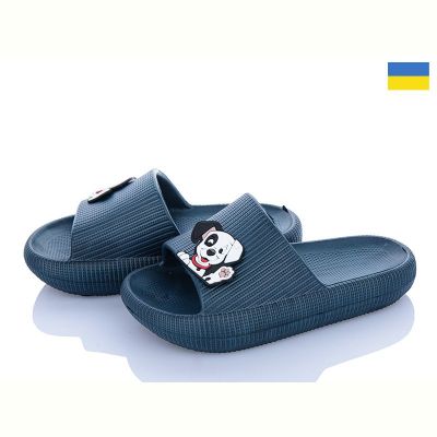 Шлепанцы Cross 022 пес синій