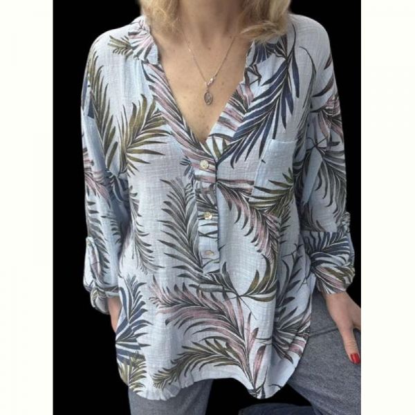 Рубашка Elena&Vika 26023 l.blue