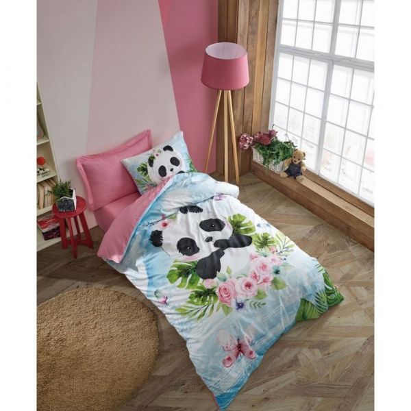 Комплект постельного белья полуторный Cotton box Junior Jodi Pembe