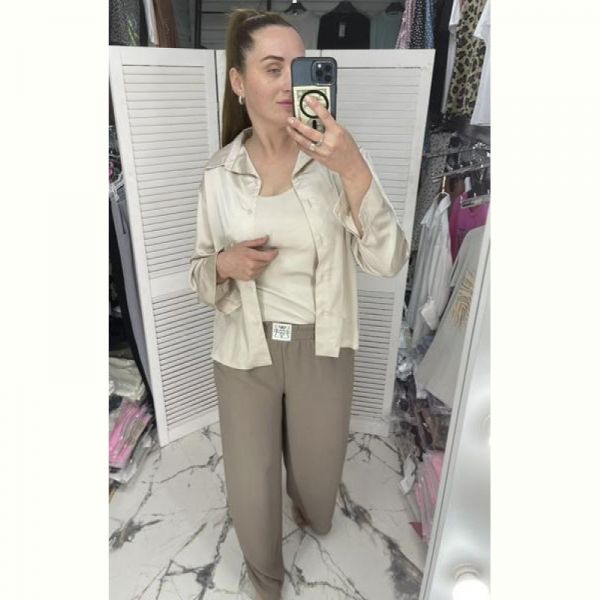 Рубашка Karon 622 beige