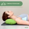 Подушка для йоги и медитации 46х25х10 см IDEIA Болстер с гречневой шелухой гречневая шелуха гречиха оранжевая