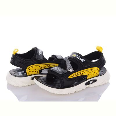 Босоножки Angel PL10-C08 black-yellow