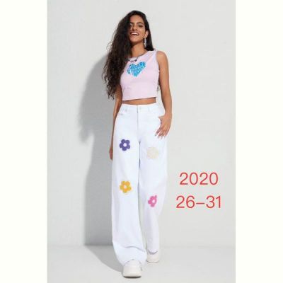 Джинсы NewJeans 2020 white