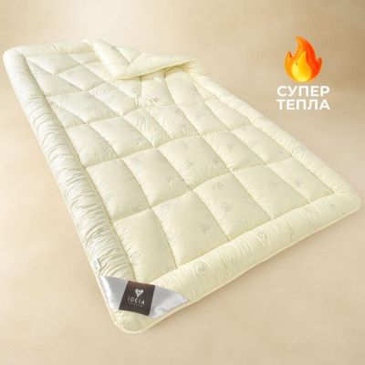 Одеяло зимнее 140х210 см шерстяное Wool Classic IDEIA теплое одеяло натуральная овечья шерсть