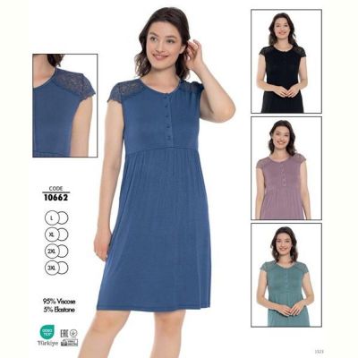 Ночнушка Cotpark 10662 green