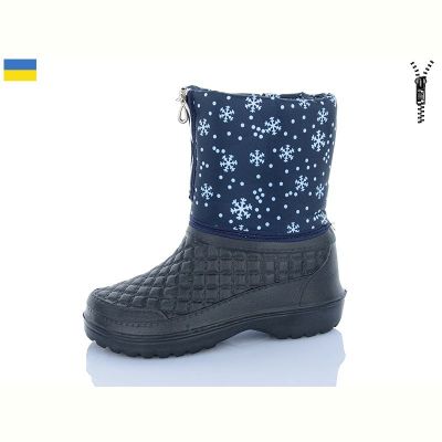 Сапоги Gf 011 намальов-сніжин.синій