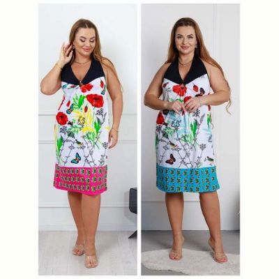 Платье Vehuiah 853609 white-pink