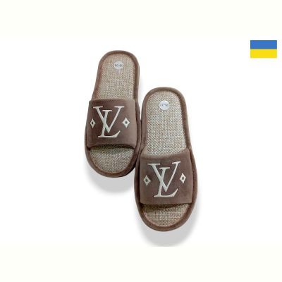 Тапочки Rai Shoes Шльопки VL бежевий