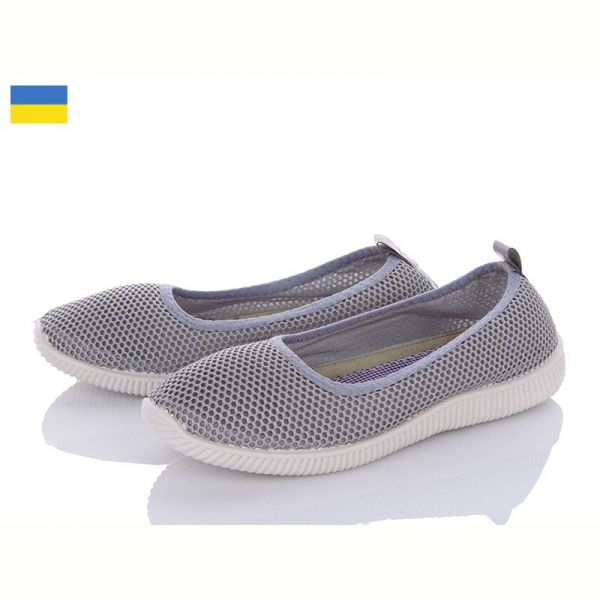 Балетки Kredo Кредо Сітка 23-40 сірий