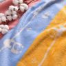Плед детский 90х120 см хлопок PAPAELLA натуральный хлопок теплый нежный в кроватку коляску панда