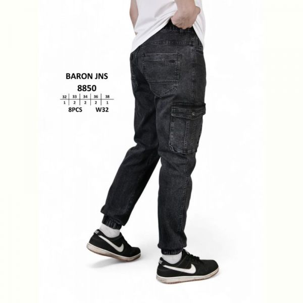 Джинсы God Baron 8850 black