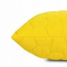 Подушка SunnyMood 50х70 см IDEIA с простёганным чехлом и молнией, гипоаллергенный наполнитель желтая