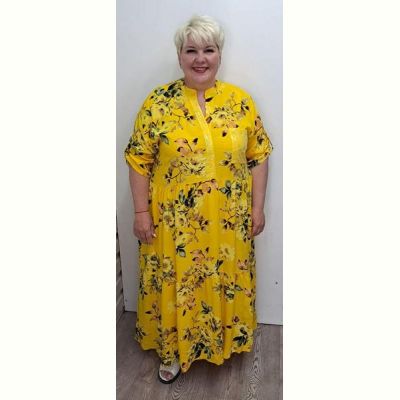 Платье Romeo life RL1061 yellow