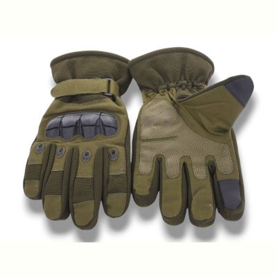 Перчатки КОРОЛЕВА M7 тактика-хутро khaki