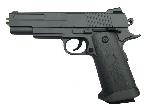 Металевий пістолет VIGOR V18-silver grey