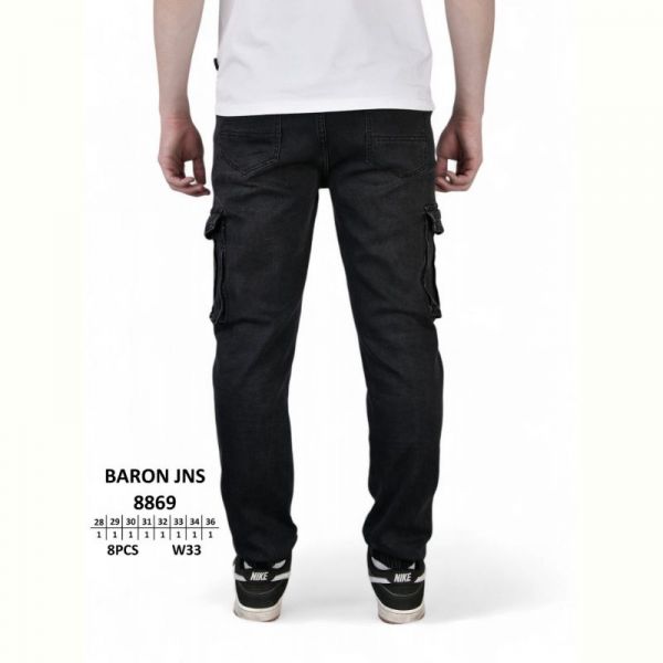Джинсы God Baron 8869 black