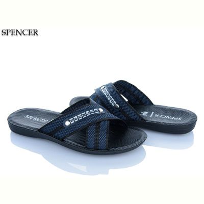 Шлепанцы Spencer 0301 чор-синій батал