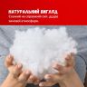Наполнитель для подушек IDEIA антиаллергенный 1 кг в виде пушистых шариков холлофайбер, для декора, снег